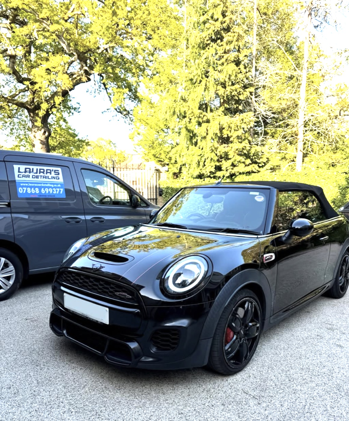 Customer car — Laura's driveway